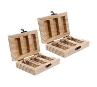 LRXIYODE Umbilical Cord Multifunctional and Baby Hair Keepsake Box Elegant, Wooden Glass Design Memory Preservation Box for Newborns and Special Occasions