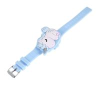 LRXIYODE Unicorn Touch Screen Watch Blue Clamshell Design Digital LED S Timepiece Safe Silicone Gift for Learning to Tell