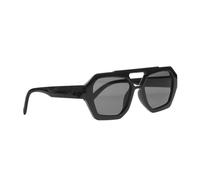 LRXIYODE Unisex Double Beam Geometric Sunglasses Lightweight UV Protection Eyewear with Irregular Frame Design for Summer Beach Parties Gray Lenses for Men and Women