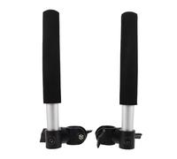 LRXIYODE Universal Wheelchair Handle Extenders 10.83in Push Handle Grip Pair for Disabled Adults Elderly Transport Chair Accessories with Clip-on Extension for Improved Drive and Control