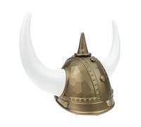 LRXIYODE Viking Ox Horn Helmet for Masquerade Comfortable Decorative Roman Headwear for Halloween Carnival Fancy Dress Balls Lightweight Multipurpose Accessory Fits