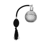 LRXIYODE Vintage Refillable Perfume Spray Bottle with Tassel and Bulb Pump Elegant Glass Atomizer for Travel Airtight Seal Preserving Fragrance Classic Retro Design for Makeup Bags and