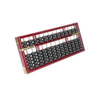 LRXIYODE Vintage Wooden Abacus with Rows and Beads Safe Material Educational Chinese Bead Calculating for School Learning and Arithmetic Practice