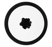 LRXIYODE Vinyl Record Label Protector and Cleaning Clamp for Collectors, Waterproof Anti-static Vinyl Record Saver, Sturdy Black Silicone Sleeve for Album Maintenance