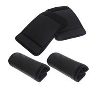 LRXIYODE Walker Handle Cushions Easy Installation 2 Pair with Soft Padded Polyester and Rubber Material and Universal Fit Support Handles for Transport Chairs and Wheelchairs for Seniors