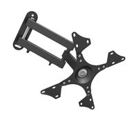 LRXIYODE Wall Mount Bracket for Tvs and Monitors Heavy Duty Black Tv Wall Stand with Swivel and Tilt Easy Installation Compatible with Flat Screens