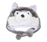 LRXIYODE Warm Cap Winter Hat with Fluffy Wolf Ears Fleece-Lined Ear Protection for Outdoor Winter Sports Men Skiing and Cold Weather Commuting Multi