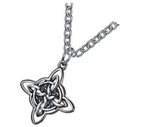 LRXIYODE Witches Knot Necklace for Men and Women Vintage Neck Chain Jewelry Premium Lightweight Retro Color Design Symbolic Meaning for Loyalty and Friendship