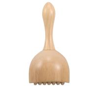LRXIYODE Wood Therapy Massage Cup Ergonomic Swedish Torch Wood Self Massage Tool with Built Roller for Cellulite Reduction and Muscle Relief