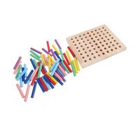 LRXIYODE Wooden Finger Rehabilitation Pegboard for Stroke Hand Therapy Tool for Fine Motor Skills Flexibility Hand-eye Coordination Training Portable Cognitive Stimulation for Home