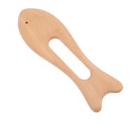 LRXIYODE Wooden Fish-Shaped Gua Sha Scraping Board for Body Massage Therapy Premium Relieves Muscle Fatigue Enhances Circulation Suitable for Back Neck Legs Shoulders and Face Relaxation