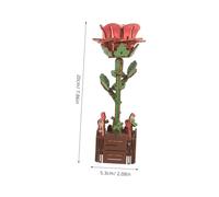 LRXIYODE Wooden Flower Puzzle DIY Kit with Vase Elegant Rose Bouquet Model for Learning Fine Motor Skill Development Family Craft Activity Unique Gift for Valentine S Teacher S Day