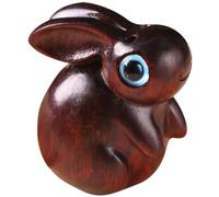 LRXIYODE Wooden Rabbit Pendant Charm for DIY Keychain or Bag Pendant, Creative Retro Bunny Figurine with Delicate Design, Animal Style Ornament for Crafting Accessories