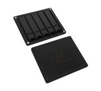 LRXIYODE Wooden Saxophone Reed Case for Clarinet and Alto Sax Shockproof Double-sided Holder for Up to Reeds Scratch-resistant Woodwinds Storage Box