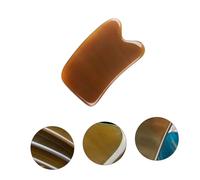 LRXIYODE Yak Horn Scraper Board Massage Tool Thick Body Scraping Plate for Full Body Circulation and Skin Elasticity Traditional Chinese Therapy Tool for Home Use