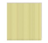 LRYELWA Blackout Plain Vertical Blinds for Windows Complete Set,Aluminum Metal Venetian Blinds for Home Office,Waterproof Light Filtering Shades,Yellow,Customizable (111cm x 190cm)