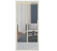 LRYELWA Fly Screens Doors Nets Patio Curtain Insect Mesh for Keeping Out Flies & Bug,Automatically Closes,No Drill Installation,Full Frame Self-Adhesive Tape,Custom (Yellow,150cm x 240cm)