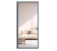 LRYELWA Thermal Insulated Door Curtain,Side Opening,Winter Keep Warm Curtain,Waterproof Windproof No Drill Needed Doorway Cover,Automatically Close,Self-Adhesive,Custom (90cm x 240cm)