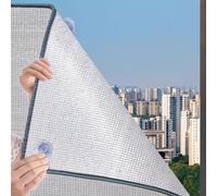 LRYELWA Window Insulation Kits,Double-Sided Aluminum Reflective Foil,UV Protection,Thermal Control for Summer & Winter - Heat Blocking,Reusable,with Suction Cup,Custom (50cm x 130cm)