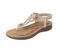 ls Black Shoes for Women Large Size Clogs with Heel Flip Flops Platform New Rhinestone Beige Big Low Thick Girls