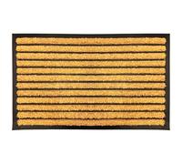 LS Bliss Coir Door Mat Heavy Duty Floor Mat Non Slip Indoor Outdoor Doormat Durable Shoe Scraper Removes Dirt Mud & Grass Ideal for Front Door Patio & Entrance (pack of 1)