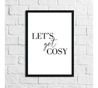 LS Bright Design Home Prints Posters And Motivational Saying Art Quotes Decor Gifts… ((A4 (210mm x 297mm), lets_get_cosy)