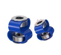 LS D D40L50 8 Font Encoder Coupling Double Loop Flexible Torque Aluminum Alloy CNC 3D Printer Connector(13mmX13mm)