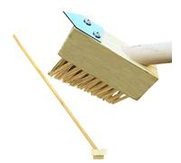 LS Wire Bristle Weed Brush 120cm Long Handle Moss & Grout Remover Tool for Patio Paving Decking & Driveway Heavy-Duty Steel Wire Broom for Block Joint & Gap Cleaning (pack of 1)