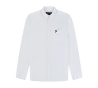 LS Woven Shirts Cotton Linen Button Down Shirt - male - Lyle & Scott - Formal Shirts - White - XL - Shirts XL