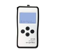 LS125 UV Light Meter Test Ultraviolet Power UV Intensity Energy For 365nm 395nm UVA LED UVB With Automatic Calibration(WITH UVA-X1 probe)