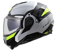 LS2 Advant II Sport Touring Flip Up Motorcycle Helmet Triple Matt Light Grey