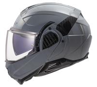 LS2 Advant II FF910. Motorcycle Helmet. Modular Flip Front. KPA + Carbon Components. Pinlock and Carry Backpack Included. Gloss Nardo Grey. XL