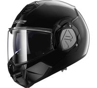 LS2 Advant Solid Black Glossy Reversible Modular Helmet Size L