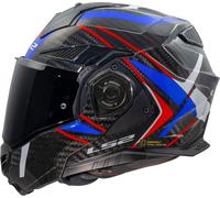 LS2 FF901 Advant X Carbon Future II, modular helmet 3XL Black/White/Blue/Red
