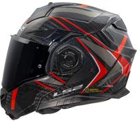 LS2 ADVANT X CARBON MODULAR FLIP FRONT DUAL VISOR MOTORCYCLE CRASH HELMETS FF901