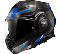 LS2 Advant X Motorbike Motorcycle Helmet Spectrum Black / Titanium Blue