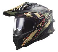 LS2 MX701 C Explorer Frontier G Motocross Helmet, black-red, size XL