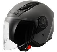 LS2 OF616 Airflow II Solid Jet Helmet, grey, size S (55/56)