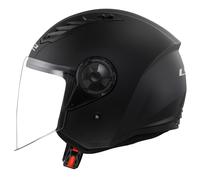 LS2 AIRFLOW II OF616 MATT BLACK OPEN FACE SCOOTER MOTORCYCLE HELMET