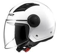 LS2 Airflow Jet Helmet Black Lacquered Size L