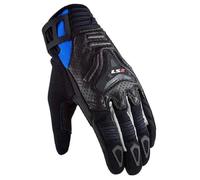 LS2 All Terrain Ladies Motorcycle Gloves Leather & Textile Black / Blue