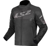 LS2 Apex waterproof Motorcycle Textile Jacket, black-grey, size 3XL for Men