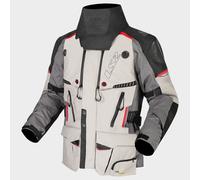 LS2 Apollo Textile Jacket Motorbike Motorcycle - Grey / Black / Red