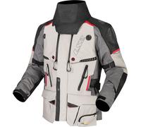 LS2 Apollo, textile jacket waterproof 3XL Light Grey/Grey/Black/Red