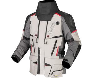 LS2 Apollo, textile jacket waterproof 3XL Light Grey/Grey/Black/Red