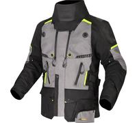 LS2 Apollo, textile jacket waterproof 4XL Dark Grey/Black/Neon-Yellow