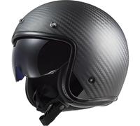 LS2 OF601 BOB FIBREGLASS OPEN FACE LOW PROFILE MOTORCYCLE HELMET SUN VISOR