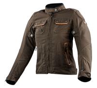 LS2 Bullet waterproof Ladies Motorcycle Textile Jacket, brown, size S for Women
