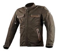 LS2 Bullet waterproof Motorcycle Textile Jacket, brown, size M