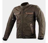 LS2 Bullet Waterproof Motorcycle Jacket Vintage Wax CE Armour Mens Touring